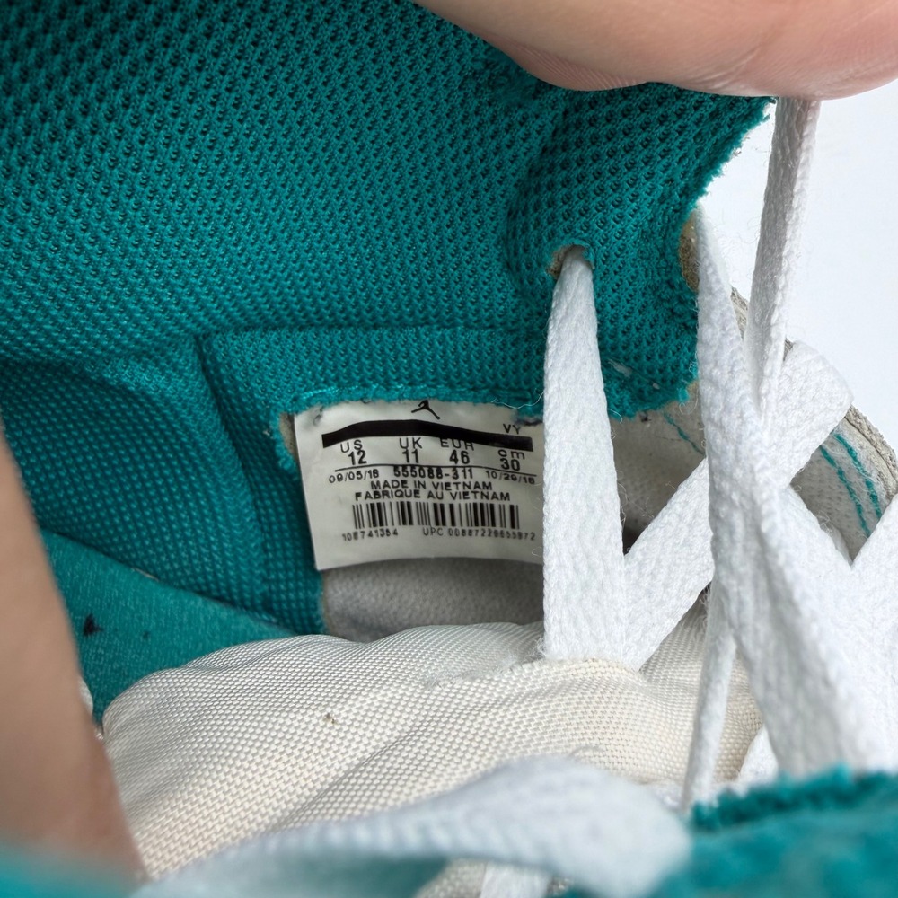 Air Jordan 1 Retro High OG Turbo Green White Grey Mens Size (12555088-311) - Picture 8 of 8